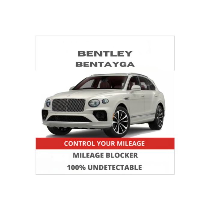 BentleyBentaygaMileageBlockerStopperCanbusFilter