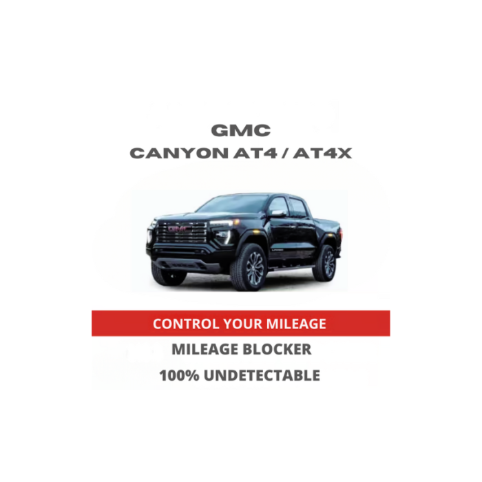 GMC Canyon AT4 AT4X Mileage Blocker Stopper Canbus Filter