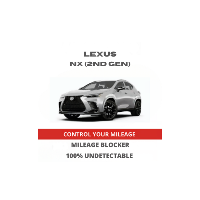 LexusNX282ndGen29MileageBlockerStopperCanbusFilter