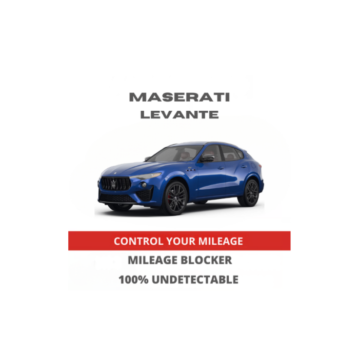 MaseratiLevanteMileageBlockerStopperCanbusFilter