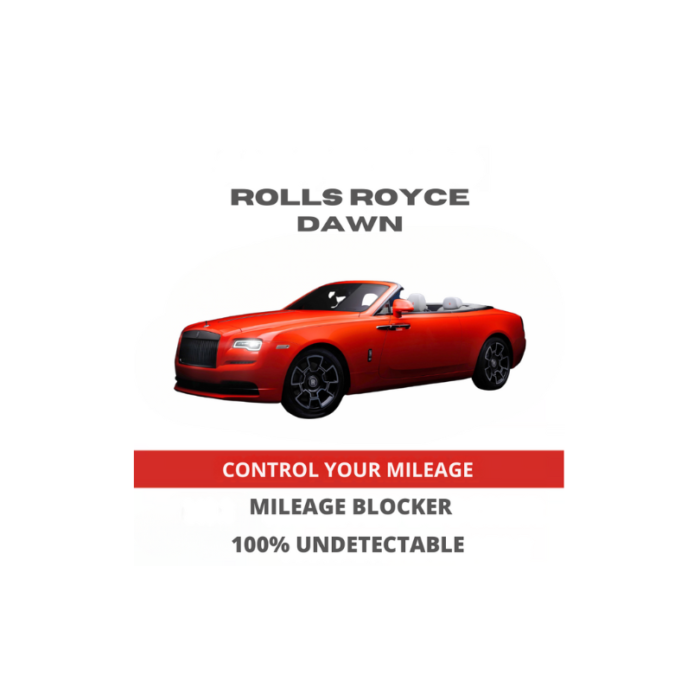 RollsRoyceDawnMileageBlockerStopperCanbusFilter