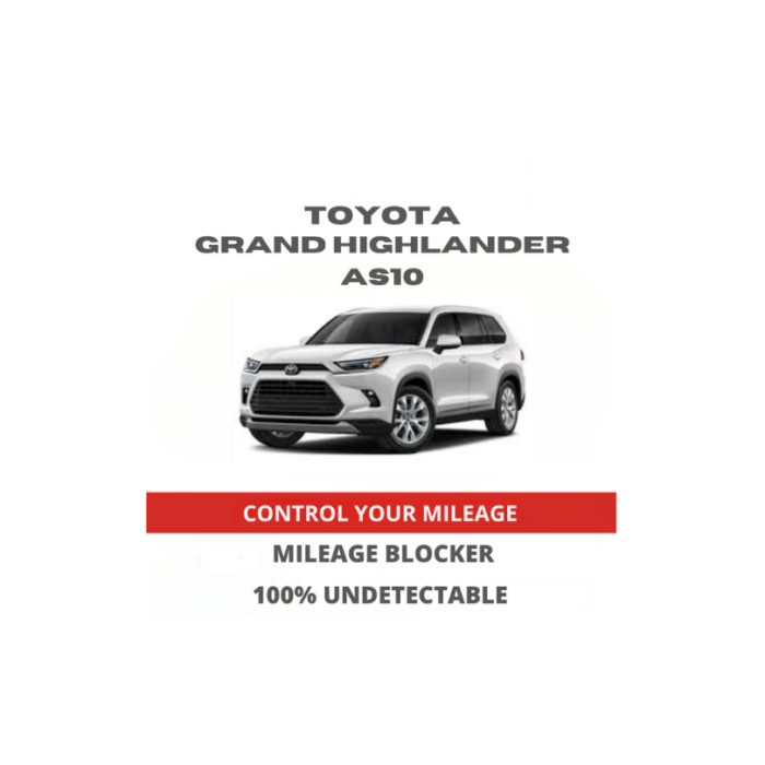 ToyotaGrandHighlanderAS10MileageBlockerStopperCanbusFilter